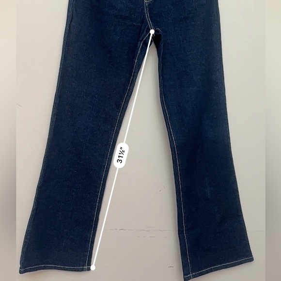 Paris Blues Y2K Dark Wash Bootcut Jeans Size 13 - Picture 9 of 11